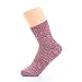 Ueither Womens 5 Pairs Vintage Style Thick Knitting Wool Warm Winter Fall Crew Socks (Shoe Size:6-10)