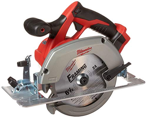 Milwaukee M18 2630-20 18 Volt Lithium Ion 6-1/2" 3,500 RPM Cordless Circular Saw w/ Magnesium Guards and Included 24-Tooth Carbide Wood Cutting Blade(Bare Tool)