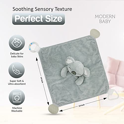 MODERN BABY Security Blanket Loveys for Babies Koala Stuffed Taggy
