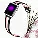 Haveda Sport Bands Compatible for Apple Watch 42mm/44mm, Comfortable Replacement Bands for Apple Watch, iWatch Series 4 Series 3/2/1, Women Men Kids 42mm/44mm S/M Black/Pink