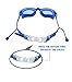 SBORTI Swim Goggles,Clear Swimming Goggles Anti Fog UV Protection for Men Women