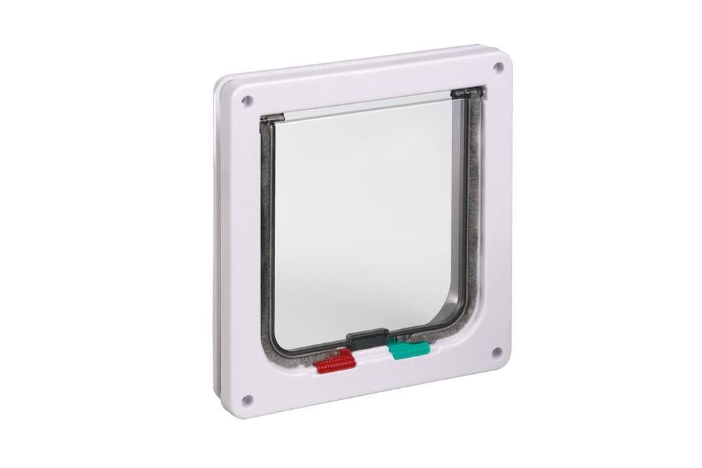 Karlie Cat Door, 19.2 x 20.0 cm, White