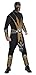 Mortal Kombat Adult Scorpion Costume And Mask, Gold/Black, Medium