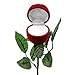Red Rose Jewelry Ring Box Case for Ring Earring Romantic Engagement Wedding Ring Earrings 1pc