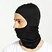 ALASKA BEAR Silk Balaclava Face Mask for Men and Women, Pure Mulberry Silk Neck Gaiter Black