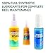 Ardent Tackle Saltwater Reel Care 3 Pack/Fishing Reel Cleaner Lubricator & Grease/Clean & Protect Fishing Reel/Includes Reel Butter Grease, Reel Kleen Cleaner, and Reel Butter Oil/Saltwater 3 Pack