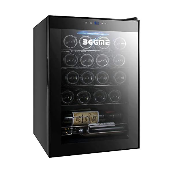 BGGME-20-Bottle-Compressor-Wine-Cooler-Freestanding-Red-and-White-Wine-Cellars-Countertop-Champagne-Chiller-with-LED-Temperature-Display-Quiet-Operation-Fridge
