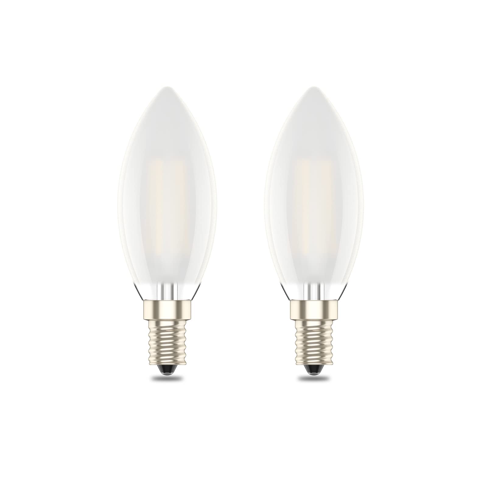 E14 Dimmable Led Candle Bulb,SES Small Edison Screw,6W Equivalent 60w, Warm White 2700K,Pack of 2 — image 1