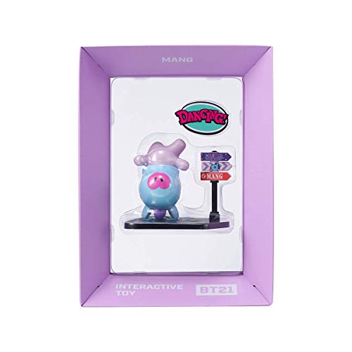 BT21 MANG Character Interactive Moving Action Figure Toy, Purple
