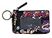 Vera Bradley Women's Zip ID Case (Midnight Wildflowers)