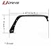U-Drive Auto New 4 PCS Textured Steel Flat Fender Flares -A Fit 2007-2018 Jeep Wrangler JK (Drilling Required)