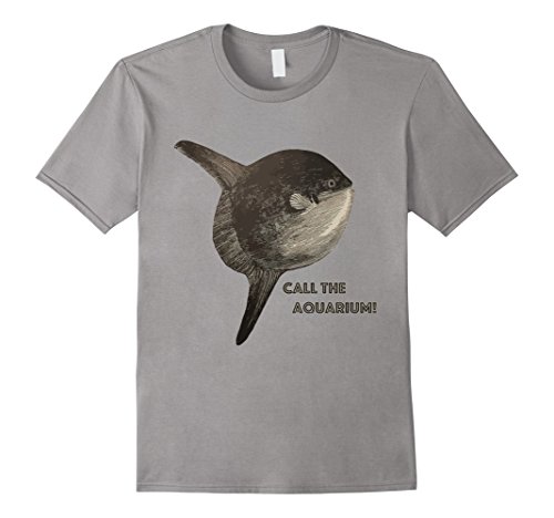 Mens Call The Aquarium, It's A Baby Whale! Funny Boston T-Shirt XL Slate