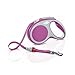 Flexi Vario Retractable Dog Leash (Tape), 16 ft, Medium, Pink