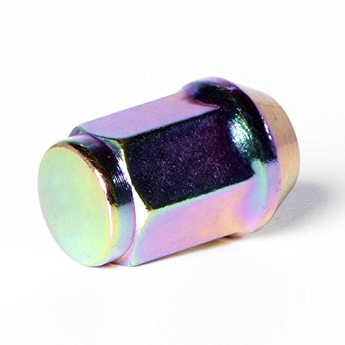 Circuit Performance 12x1.5 Neo-Chrome Closed End Bulge Acorn Lug Nuts Cone Seat Forged Steel (20 pieces)