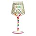 Cypress Home 40th Birthday Hand Painted Wine Glasses