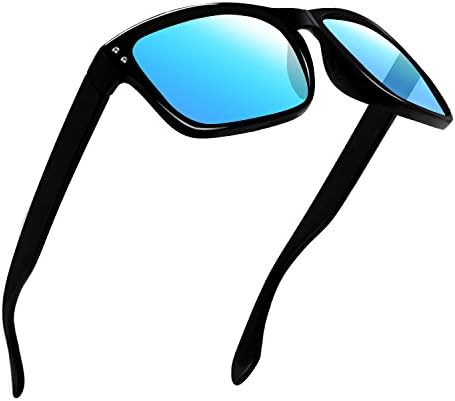 Polarized Sunglasses for Men Women Driving Fishing Unisex Vintage Rectangular Sun Glasses