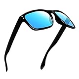 Polarized Sunglasses for Men Women Driving Fishing Unisex Vintage Rectangular Sun Glasses