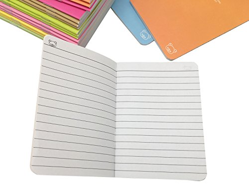 Pack of 48 Pocket Notebook Set (3.5"x5") Candy Colors Portable Pocket Pal Super Mini Journals Portable Steno Note Books Mini Notepads(48pcs)
