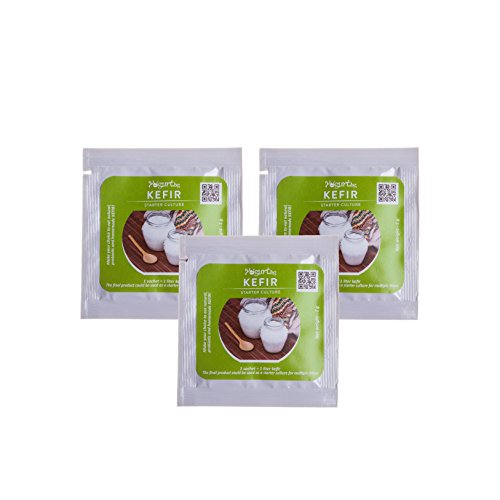 Kefir Starter Culture for home made preparation, Natural, Digestive Health- pack of 3 sachets