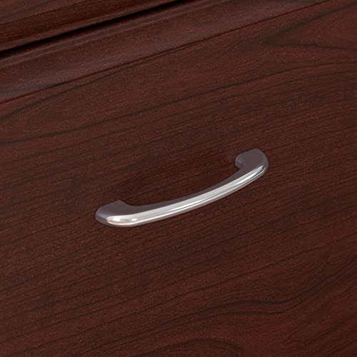 Bush Furniture Cabot Corner Desk with Hutch in Harvest Cherry Pricepulse