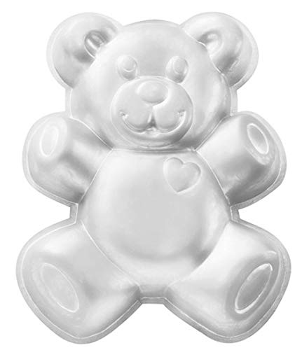 WJSYSHOP 12 Inch Teddy Bear Shaped Aluminum 3D Cake Mold Baking Mould Tin Cake Pan - Teddy