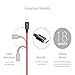 Braided Micro USB Charging Data Cable BlitzWolf 6ft 2.4A Fast Charging Cord With Magic Tape Strap, Micro B Charger and Data Cord for Samsung, Nexus, LG, Sony, Motorola, Android Smartphones
