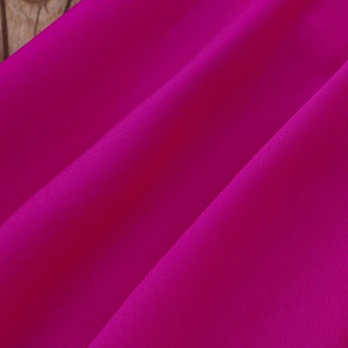 Bance Leotards with Skirt for Girls(Age 3Y-7Y),Kintaz 2018 Girls' Short Sleeve Camisole Ballet Dress Skirted Leotard Dance Costumes (Hot Pink, Size:4T)