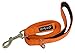 Buddy & Co. Nylon Dog Leash with Reflective Stitching for Nighttime Visibility (3/4-Inch Wide, 6ft Long) - Best for Small to Medium Dogs - Hot Orange Color