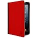 VanGoddy Mary Leather Folio Carrying Case for Insignia 8-inch Android & Windows Tablets (Red & Black)