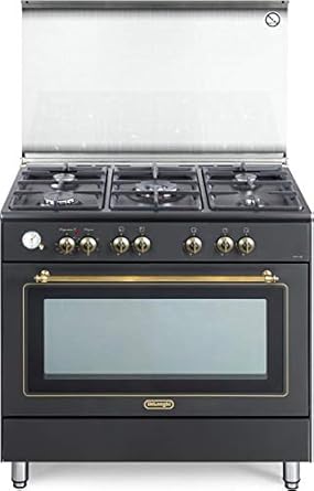 Cucina A Gas Con Forno Elettrico N 5 Fuochi 90x60 Cm