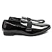 New Men's Black Patent Leather Tuxedo Slip on Dress Shoes by Azar