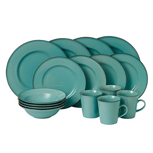 Royal Doulton 40012632 Union Street 16 Piece Dinnerware Set, Blue