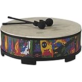 Remo KD-5822-01 Kids Percussion Gathering Drum - Fabric Rain Forest, 22"