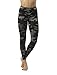 90 Degree by Reflex - Performance Activewear - Printed Yoga Leggings - Etched Camo Gunmetal - Medium
