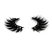 JIMIRE False Eyelashes 3D Fluffy Lashes Natural Full Volume Fake Eyelashes 3 Pairs