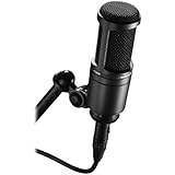 Audio-Technica AT2020 Cardioid Condenser Studio XLR Microphone, Black
