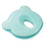 Baby Pillow For Memory Foam Baby Pillow - And Head Positioner Neck Support Prevent Baby Flat Head (0-12 Months) (Blue)