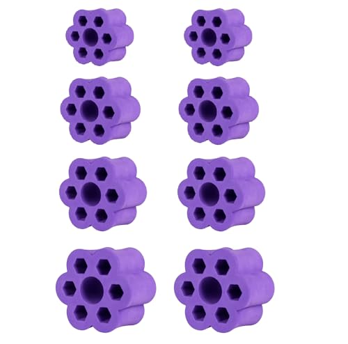 Cup Turner Foam Sets, Tumbler Turner Foams Inserts for 3/4 Inch PVC Pipe, Tumbler Spinner Foams Fit 40 oz 30 oz 20 oz 10 oz All Tumblers Crafting (Purple1)