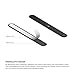 elago Metal Plate Compatible with R1 Apple TV Siri Remote 4K 4th Generation Case - Powerful Magnets Stick to Plate, Adhesive Tape Included, Minimalistic Design, Complete Access, 2 Plates Included