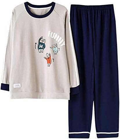 Mmllse Pajama Sets Cartoon Sweet Pyjamas Dressing Sleep Sleepwear Homewear Nighty Dress.