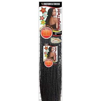 1b Crochet Micro Senegal Twist 36 Motown Tress Kanekalon