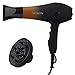 VASLON Salon Grade Professional Hair Dryer 1875W AC Motor Negative Ionic Ceramic Blow Dryer With 2 Speed and 3 Heat Settings Cold Shot Button, Diffuser and Concentrator