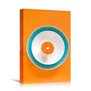 signwin Canvas Wall Art Sliced Orange Chic Citrus...