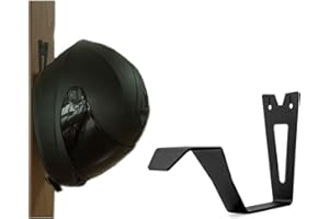 Porotmotor Motorcycle Helmet Holder Jacket Hanger Wall Mounted-Helmet Rack Helmet Storage Holder Scooter Helmet Holder Hanger Rack for Coats Hats Caps Helmet Rack Type A