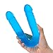 MATATA Realistic 13.2 Inch Double Dildo Dong Fake Penis Adult Sex Toys for Female Masturbation Blue