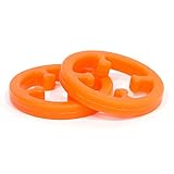 LimbSaver Broadband Dampener Accessory Bands. Orange, 2-Pack