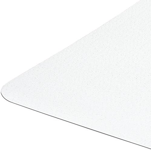 Firm And Sturdy Chair Mat For Hardwood Floors Non Breakable Polycarbonate Highly Transparent Non Slip Backing Premium Quality Made in Europe Size 36" X 48" 1/16" Rectangular Shipped Flat