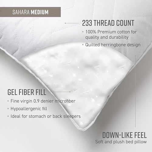 Sobel Westex Sahara Nights Bed Pillow for Sleeping Back & Stomach