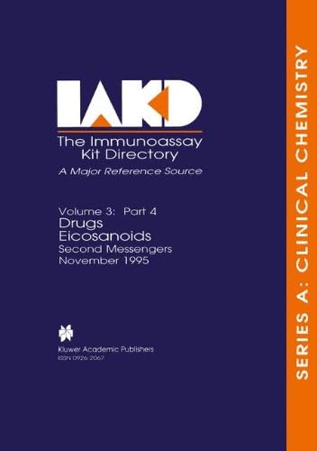Drugs Eicosanoids: Second Messengers. November 1995: 1 / 3 / 4 (Series A)