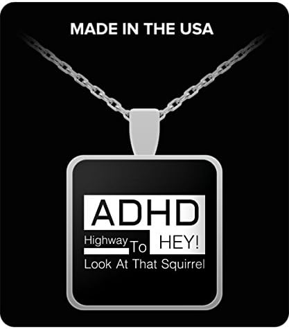 ADHD Highway To Hey Look Men's adhd awareness Gift Necklace